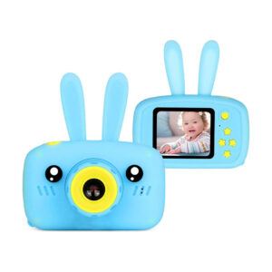 Детский цифровой фотоаппарат "Зайчик" в голубом цвете