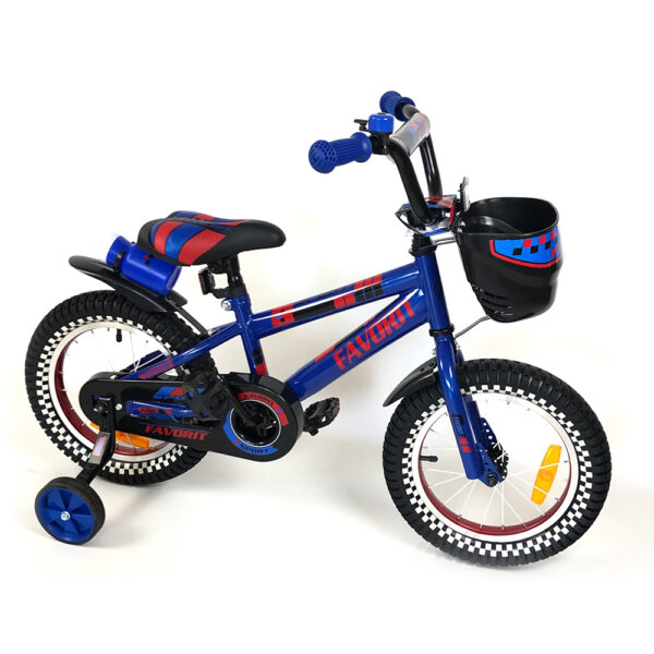 Детский двухколесный велосипед FAVORIT SPORT, синий арт. SPT-14BL
