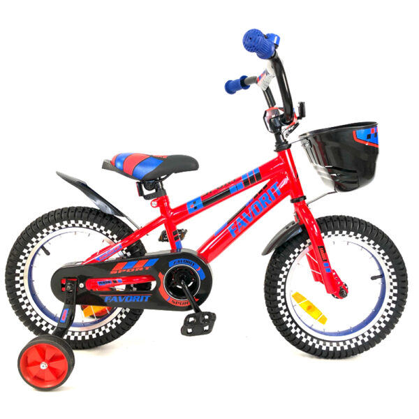 Детский двухколесный велосипед FAVORIT SPORT, красный арт. SPT-14RD