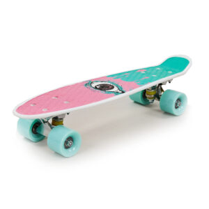 Скейтборд MicMax, розово-зеленый, арт. JP-HB-136