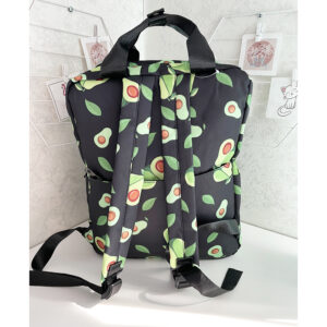 Школьный рюкзак-сумка с ручками "Авокадо"